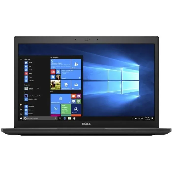 Dell latitude Latitude 7490 core i7 ssd 256go ram 16go écran 14pouces full HD clavier retroeclaire très bonne autonomie.