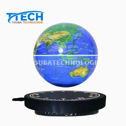 Globe lumineux magnétique flottant