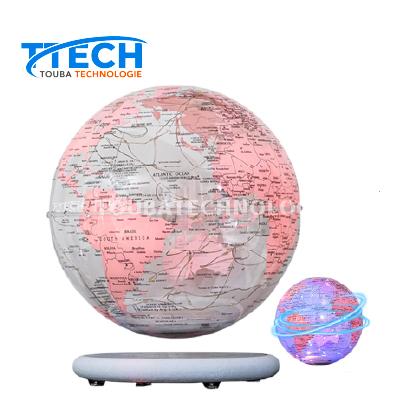 Globe terrestre décoratif transparent