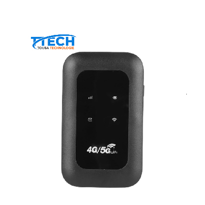 Routeur WiFi Portable 4G, Dongle WiFi Haute Vitesse 150 Mbps 2100 MAh avec Emplacement pour Carte