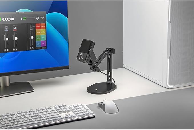 RØDE DS2 Bras de studio de bureau pour microphones, caméras, smartphones, lumières et autres accessoires (jusqu'à 900g)