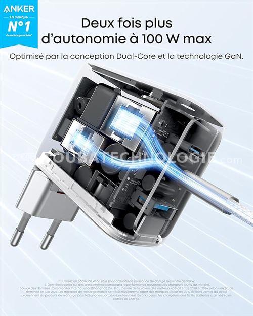 Anker Charger 100W avec écran