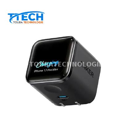 Anker Nano Charger 45W avec écran – Noir – 1 port USB-C