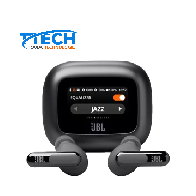 Ecouteurs sans fil Bluetooth JBL Live Beam 3 avec réduction de bruit Noir