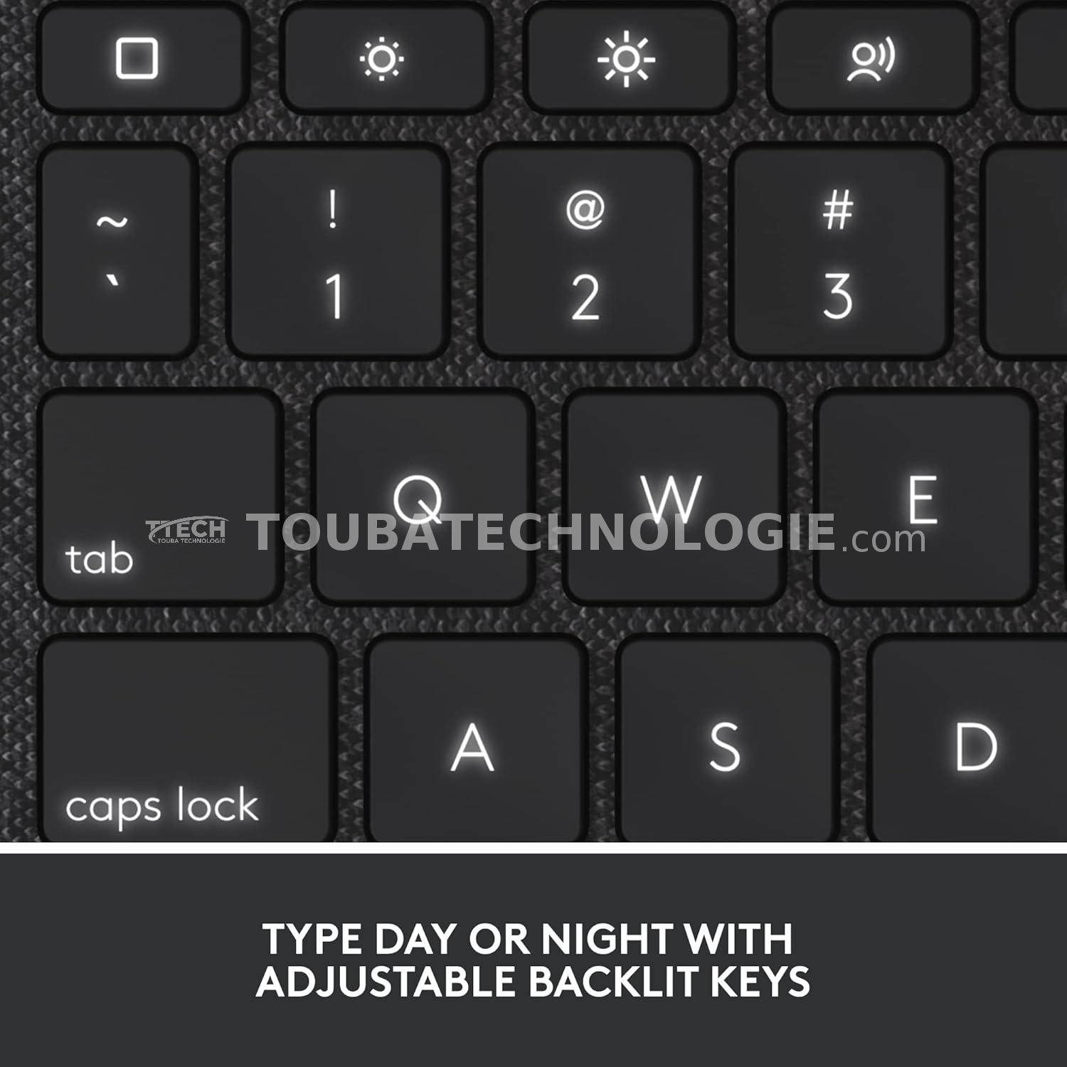 Clavier détachable Logitech Combo Touch pour iPad