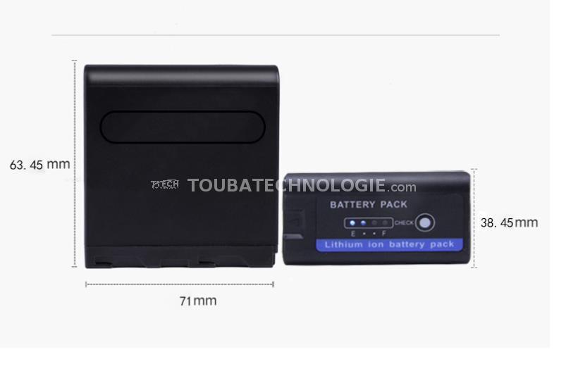 Batterie supplémentaire pour enregistreur numérique Sony NP-F960 / NP-F970