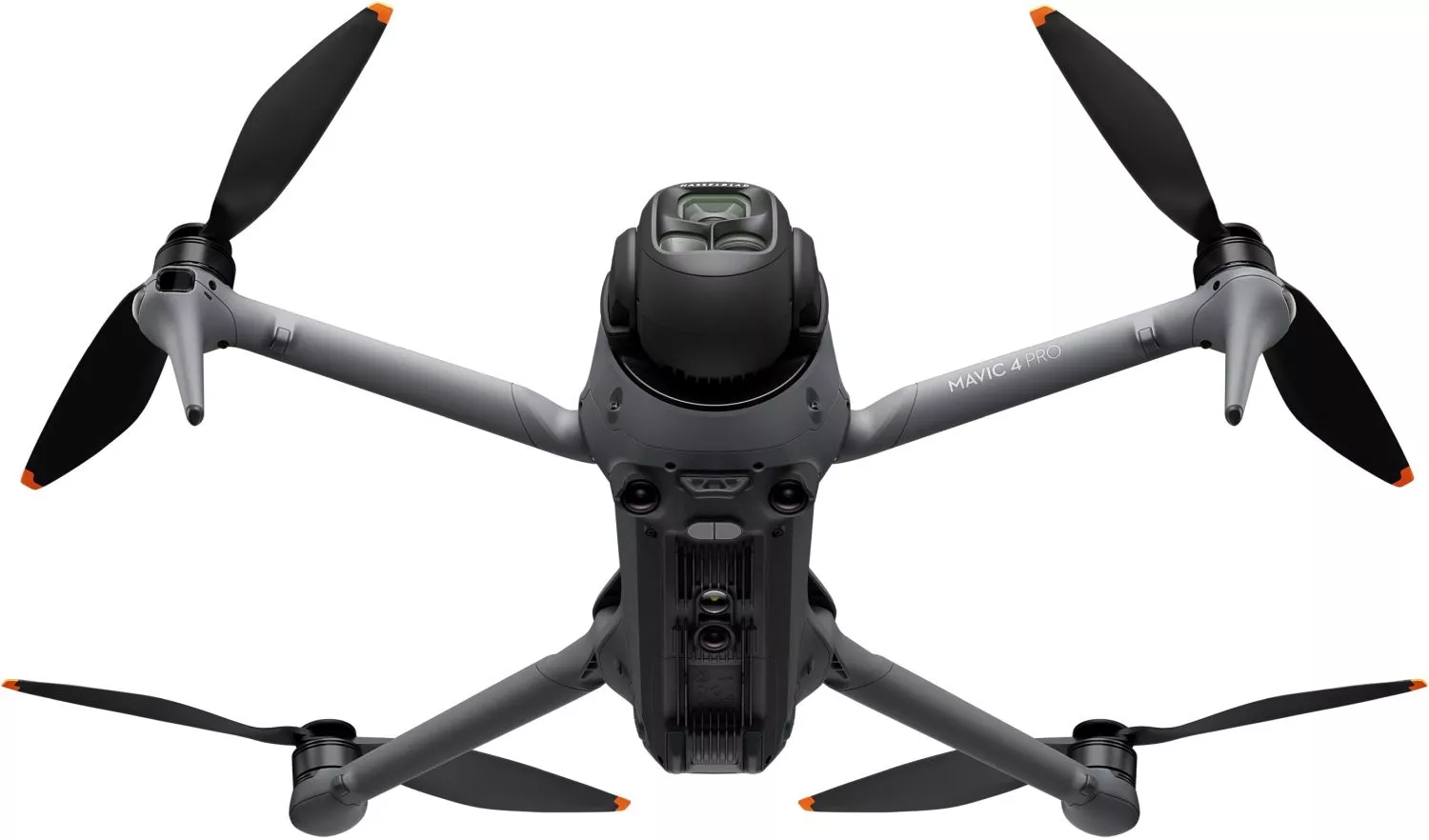 DJI Mavic 4 Pro 512 Go Creator Combo avec radiocommande Pro 2, drone phare à trois caméras avec capteur CMOS Hasselblad 4/3 de 100 Mpx, autonomie maximale de 51 minutes, trois batteries, station de charge, version professionnelle, gris