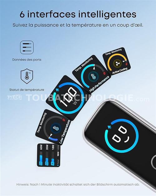 Anker Charger 100W avec écran