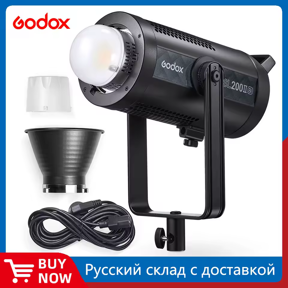 Godox SL200II Bi 200W 2800-6500K Éclairage vidéo LED bicolore