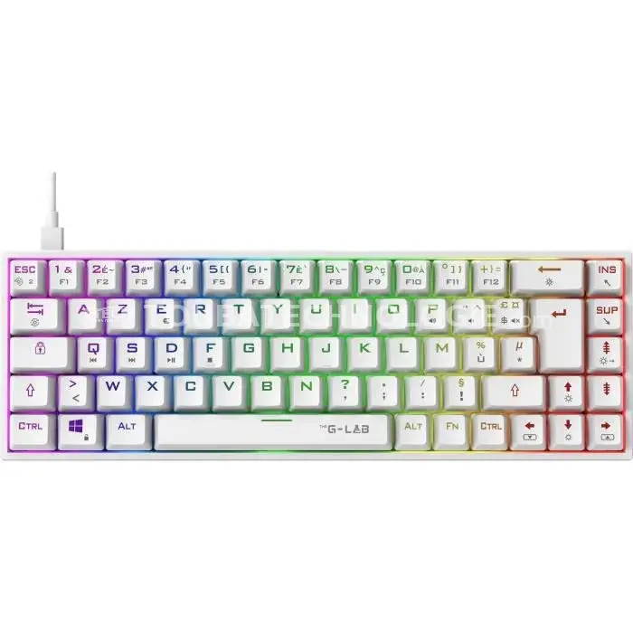 Clavier retroeclaire RGB gamer